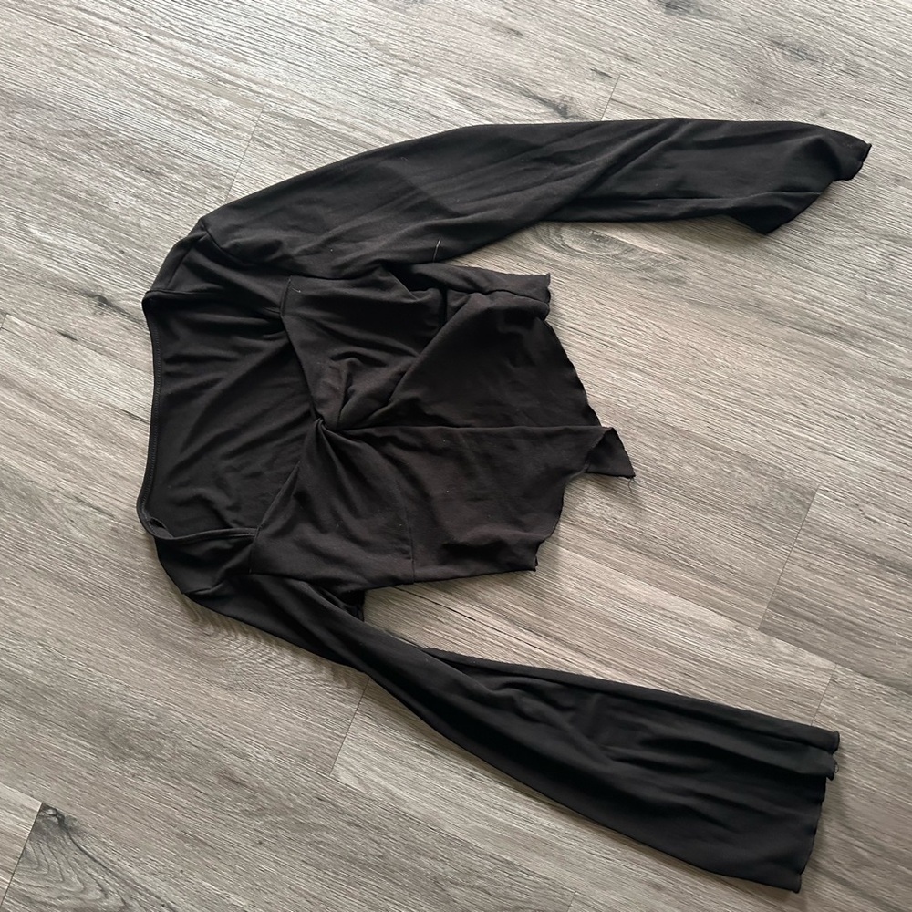 Black Long Sleeve Top